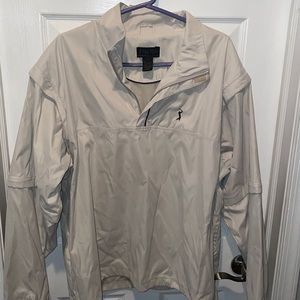 Men’s golf convertible wind shirt